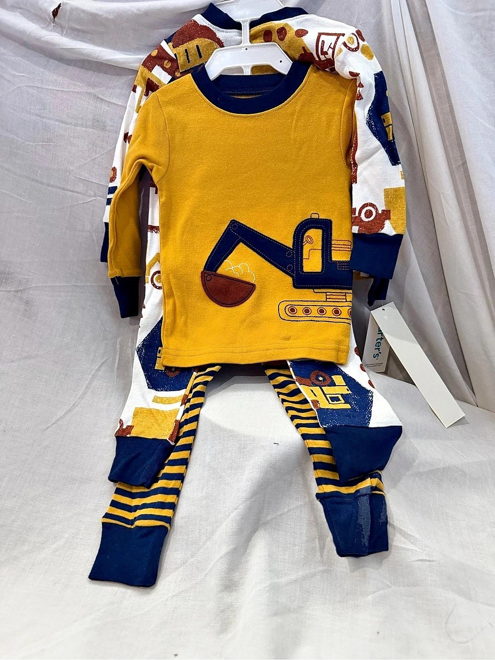 Carter's Baby Pajama Set Yellow & Blue 12M NWT